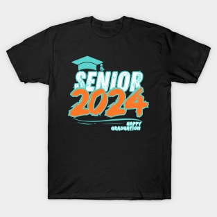 Senior 2024 Happy Graduuation. T-Shirt